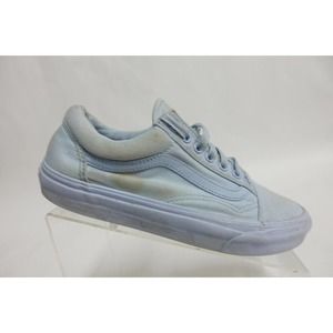 VANS Old Skool Canvas Baby Blue Sz 9.5 Women Skate Sneakers